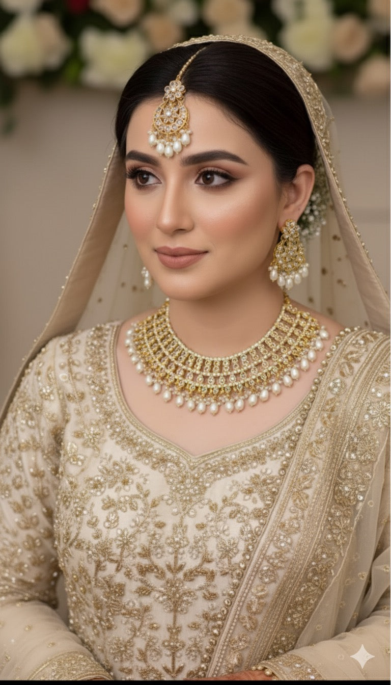 Indian Kundan Necklace Set