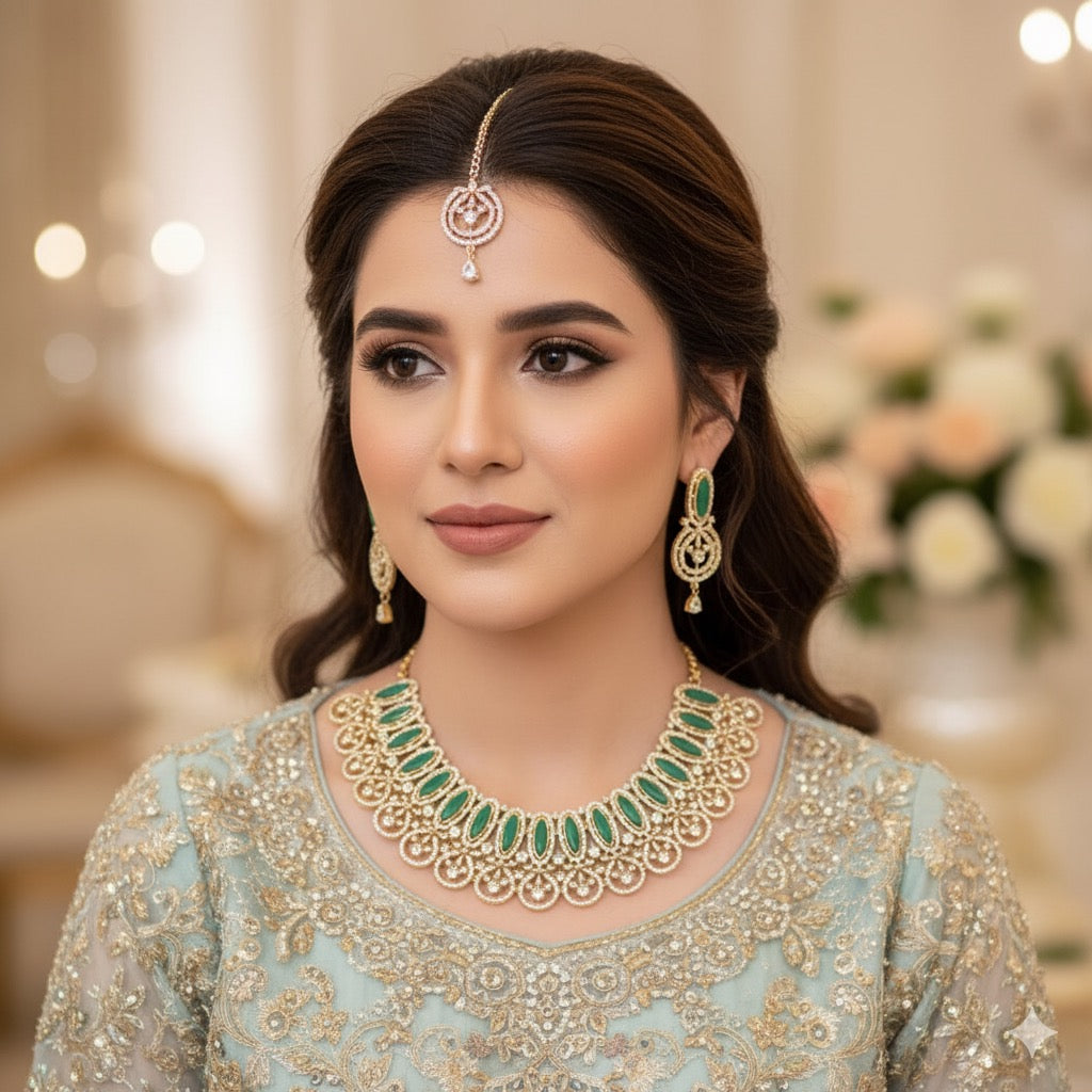Zircon Necklace set