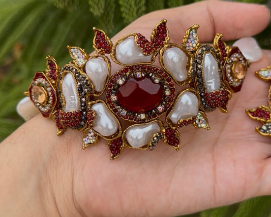 Mother Pearl Turkish Stones CHOKAR Set