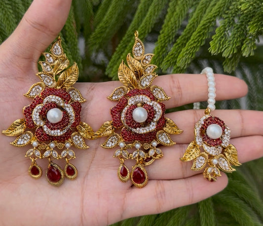 Turkish Earrings Tika Set