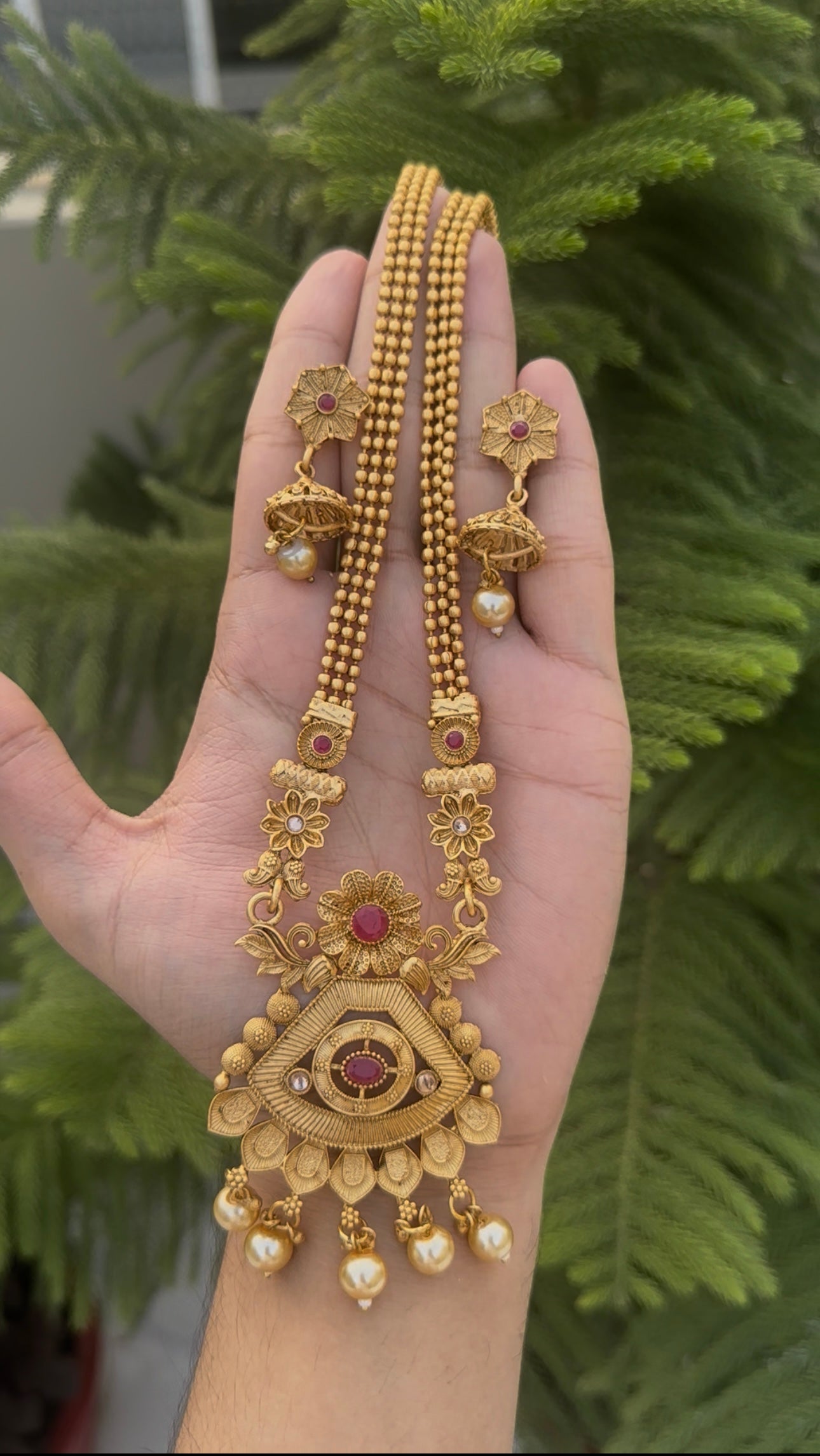 South Indian Rajwari Mala Set