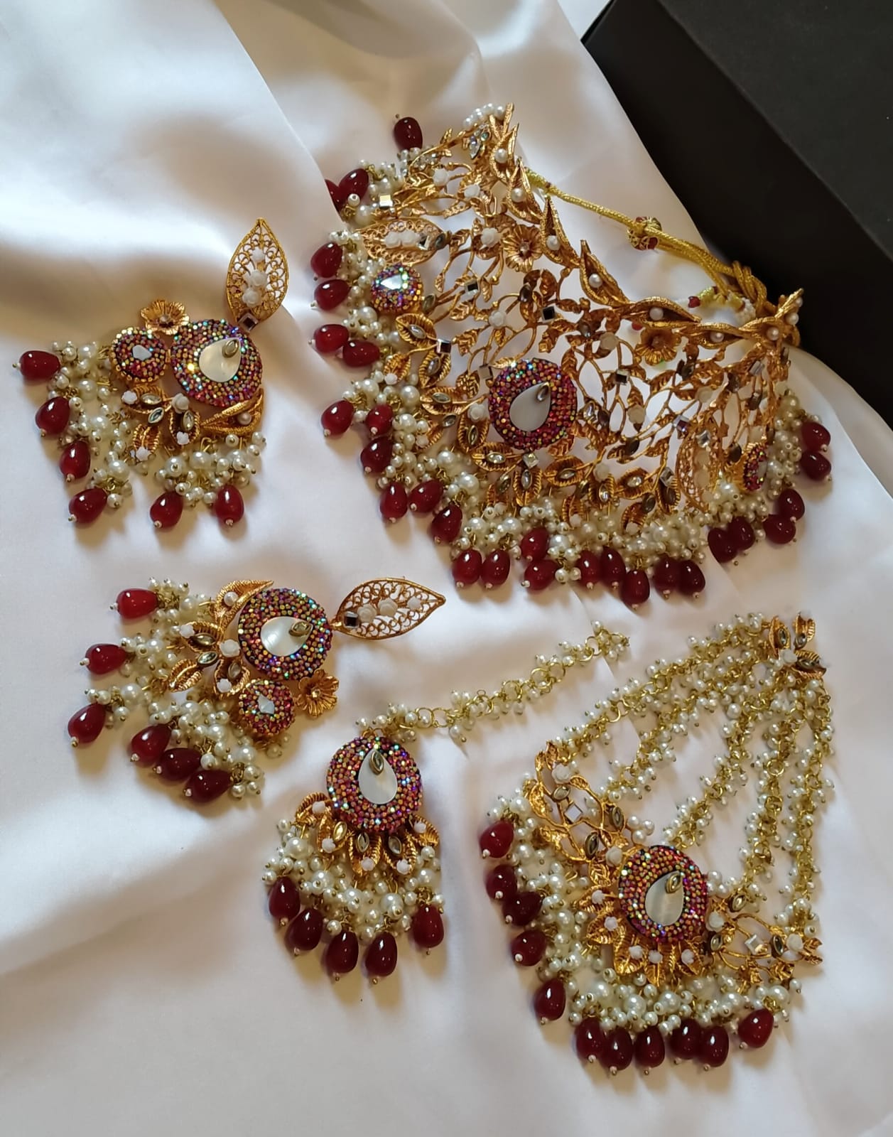 TURKISH STONE HANDMADE BRIDAL SET