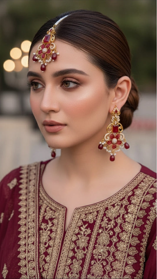 Turkish stones Earrings Tika Set