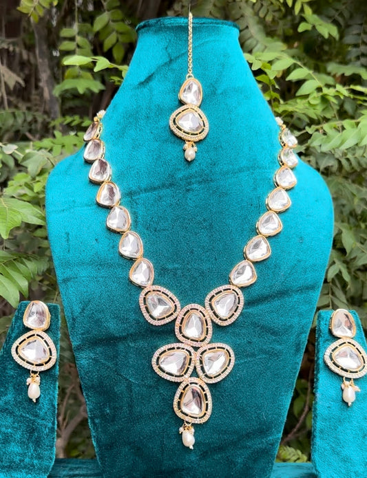 INDIAN KUNDAN MAALA SET