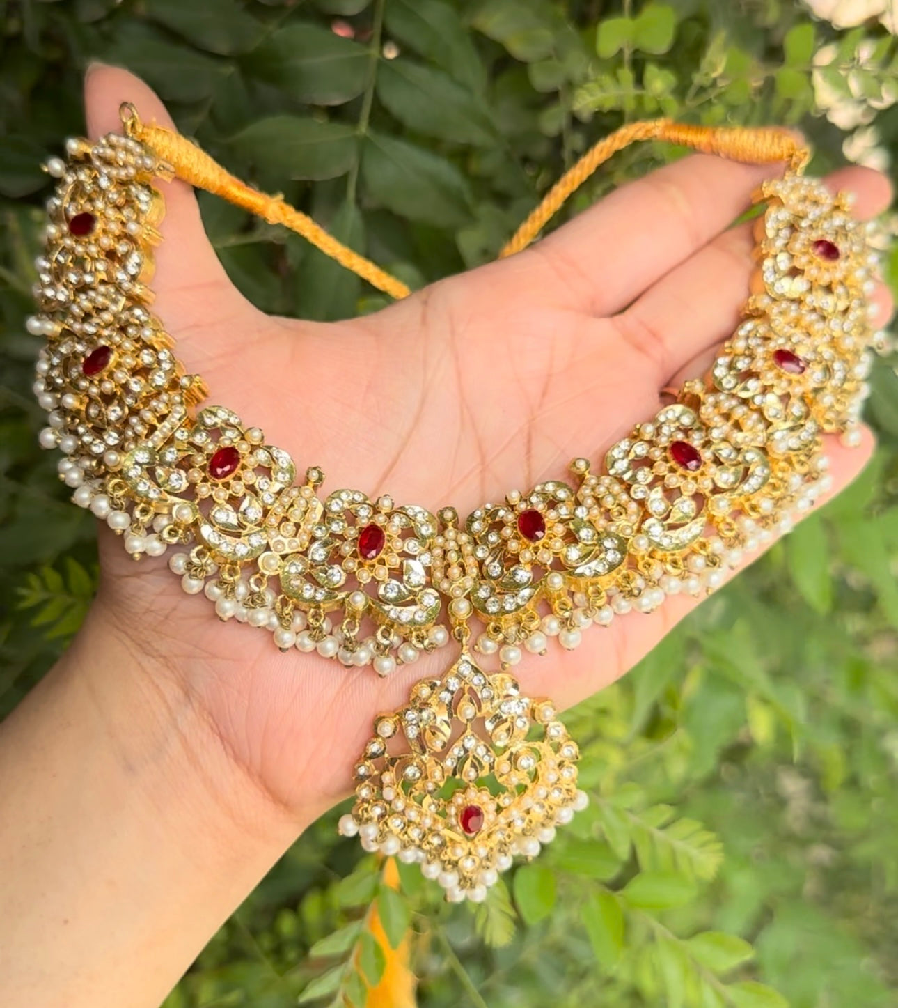 NAURATAN BRIDAL SET ( make to order set and it requires 15-18 days)