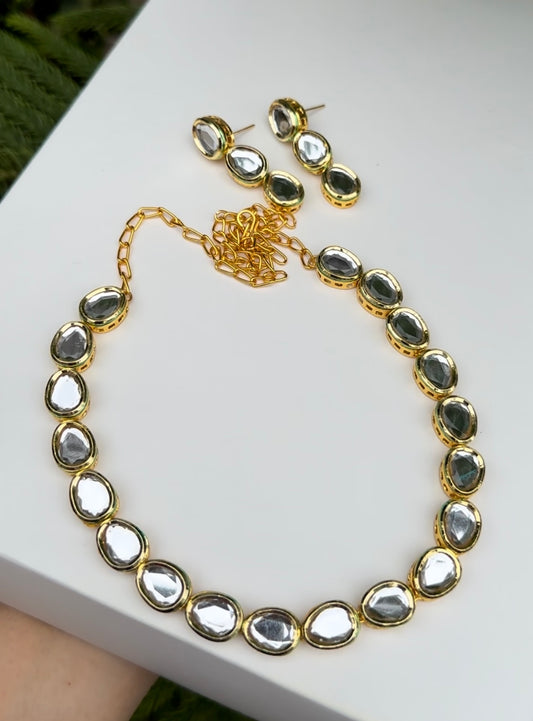 INDIAN KUNDAN NECKLACE SET