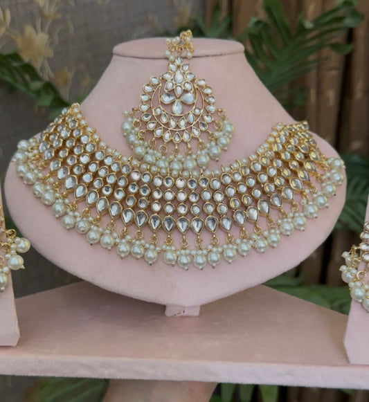 INDIAN KUNDAN NECKLACE SET